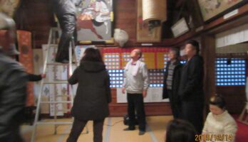 寒河江八幡宮にて皆ですす払いを行いました