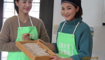 韓国向け山形県・宮城県のプロモーション用映像の撮影に来てくれました