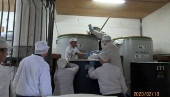 大吟醸35％袋どりをしました