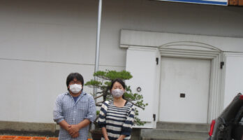 上品なご夫婦が古澤酒造資料館にお越し下さいました。