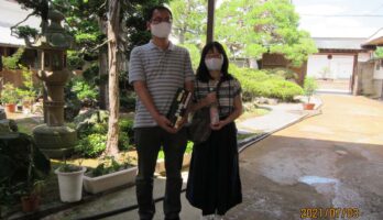 ご家族で古澤酒造資料館へのお越し下さいました。