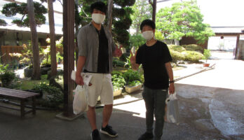 古澤酒造資料館に日本酒が大好きな好青年がお越し下さいました。