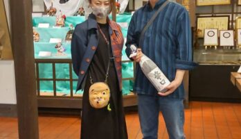 粋なご夫婦が宮城から古澤酒造資料館にお越し下さいました。