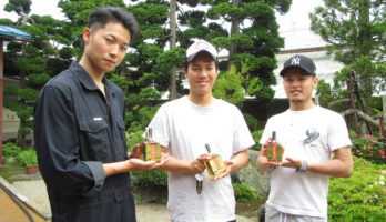 H13生まれ、二十歳の好青年が古澤酒造資料館にお越し下さいました。