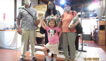 古澤酒造資料館にオーストラリアから可愛いお嬢様がお越し下さいました！