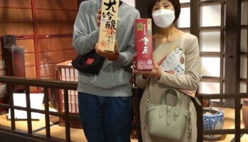 米沢から和やかなご夫婦が古澤酒造資料館にお越しくださいました。