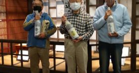 埼玉から釣りのお仲間が古澤酒造資料館にお越しくださいました。