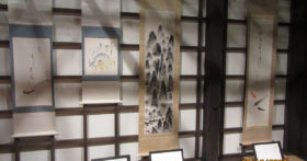 古澤酒造資料館では「福田古道人遺墨展」開催しております。