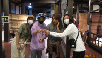 いわき市から海と山と日本酒が大好きなお嬢様が古澤酒造資料館におこしくださいました。