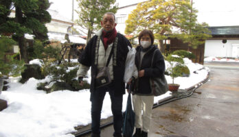 山形から和やかなご夫婦が古澤酒造資料館にお越しくださいました