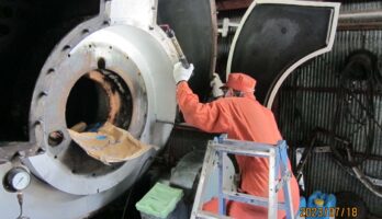 ボイラの検査を受けました