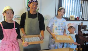 千葉県の船橋からそば打ちに来てくださいました