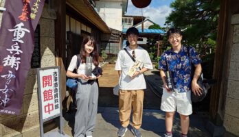 「日本酒好きです！」と東京から古澤酒造資料館にお越しくださいました‼