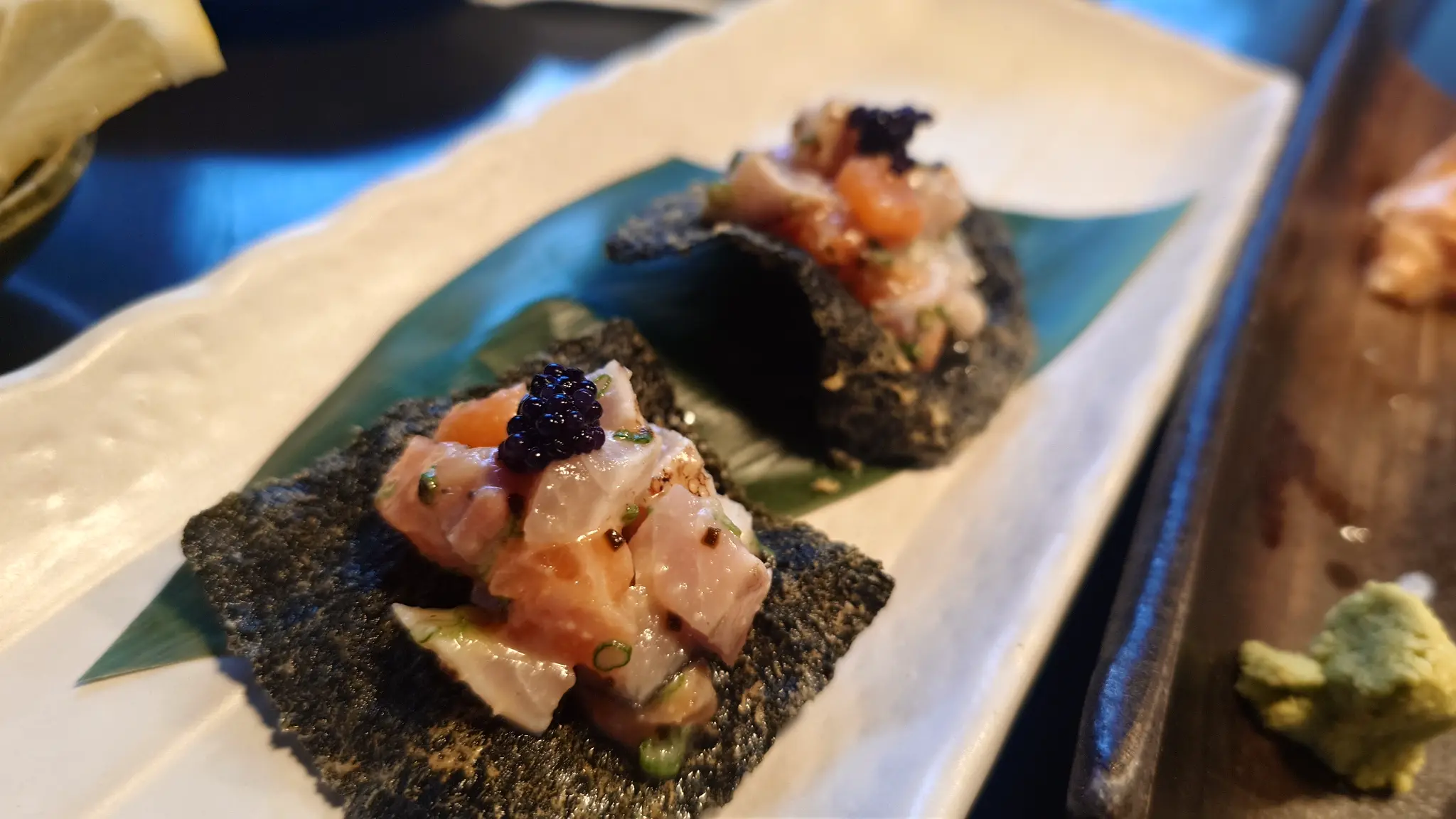 魚介のカルパッチョ（キャビア添え）