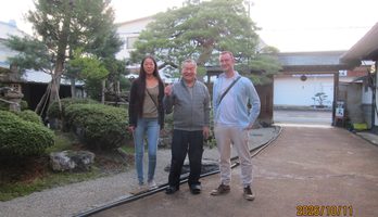 フランス人のソムニエの方が資料館に来られました